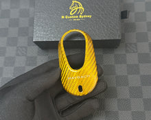 Load image into Gallery viewer, Luxury Carbon Fiber Key Fob Cover Case For Mercedes Maybach S GLS Class Exclusive Gold Edition
