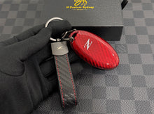 Load image into Gallery viewer, Premium Carbon Fiber Key Fob Cover Case Fit For Nissan Z Z34 Model Exclusive Made
