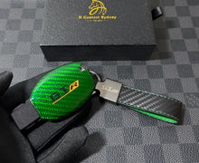 Load image into Gallery viewer, Luxury Carbon Fiber Key Fob Cover Case Fit For Mercedes AMG GTR Exclusive Edition
