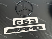 Load image into Gallery viewer, All Matte/ Satin Black G63 Full badges Package for Mercedes G63 W463A 2019-2024 Night Edition Pack
