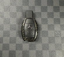 Load image into Gallery viewer, Black Series Premium Genuine Carbon Fiber Key Fob Cover Pack For Mercedes AMG Models Exclusive Made
