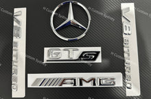 Load image into Gallery viewer, OEM Chrome GTS Badges Pack For Mercedes AMG GTS C190 Model
