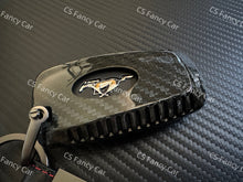 Load image into Gallery viewer, Premium Genuine Carbon Fiber Key Fob Cover For Ford Mustang GT Exclusive Made
