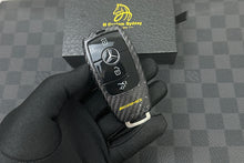 Load image into Gallery viewer, Genuine Carbon Fiber Key Cover Case For Mercedes AMG C63S E63s GLE63S GLS63 G63 GT63S Custom Edition One Pack

