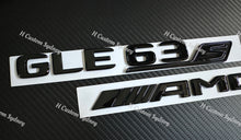 Load image into Gallery viewer, All Black GLE63S Full Badges Package For Mercedes GLE63S V167 C167 2020-2023 Exclusive Pack
