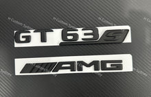 Load image into Gallery viewer, Matte Black Full Badges Package For Mercedes AMG GT63S X290 Exclusive Night Edition Pack
