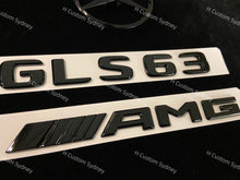 Load image into Gallery viewer, Gloss Black GLS63 AMG Badges Package For Mercedes GLS63 X166 Exclusive Pack
