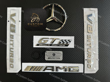 Load image into Gallery viewer, Chrome GT Black Series Badges Package For Mercedes AMG GT C190 Exclusive Pack
