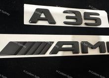 Load image into Gallery viewer, Matte Black A35 AMG Badges Package For Mercedes A35 W177 V177 Exclusive Pack
