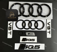 Load image into Gallery viewer, SQ5 All Black Badges Package For Audi SQ5 8R FY 2013-2023 Exclusive Pack
