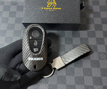 Load image into Gallery viewer, Premium Carbon Fiber Key Fob Cover Pack for Mercedes AMG W214 W223 X254 W206 C192 EQ Exclusive Brabus Edition
