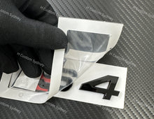 Load image into Gallery viewer, S4 Gloss Black Badges Package For Audi S4 B8 Supercharged Models
