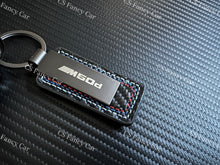 Load image into Gallery viewer, M50d Genuine Carbon Fiber Keyring Key Fob Cover For BMW X5 X6 X7 M50d Model Custom Made Exclusive Gift
