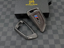 Load image into Gallery viewer, M2 Genuine Carbon Fiber Keyring Key Fob Cover For BMW New M2 G87 2023-2026 Custom Made

