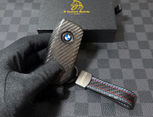 Load image into Gallery viewer, Luxury Carbon Fiber Key Fob Cover Case Fit For BMW New M5 G90 G99 New Generation Key Exclusive Made
