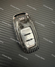 Load image into Gallery viewer, RS Premium Carbon Fiber Key Fob Cover For Audi RS6 RS5 RS4 R8 Old model Exclusive Made
