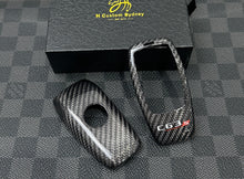 Load image into Gallery viewer, C63S Genuine Carbon Fiber Key Fob Cover Keyring Pack For Mercedes W205 C63S AMG 2019-2023 Model Custom Made Exclusive Edition
