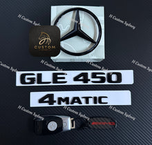 Load image into Gallery viewer, GLE450 Gloss Black Full Badges Package For Mercedes GLE450 V167 C167 Exclusive Pack
