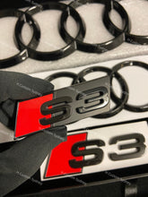 Load image into Gallery viewer, S3 Gloss Black Full Badges Emblems Package For Audi S3 8V Custom Gift
