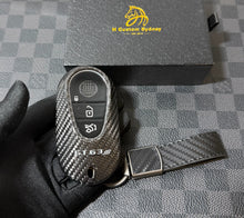 Load image into Gallery viewer, Premium Carbon Fiber Key Fob Cover Pack for Mercedes AMG GT63 Pro C192 Exclusive Edition
