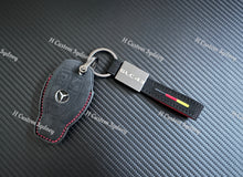 Load image into Gallery viewer, GLC43 Alcantara Keyring Keychain Key Cover For Mercedes GLC43 AMG Custom Made Exclusive Gift
