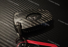 Load image into Gallery viewer, Premium Genuine Carbon Fiber Key Fob Cover For Ford Mustang Exclusive Made
