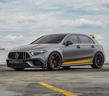 Load image into Gallery viewer, A45S Gloss Black Full Black Badges Emblems Package For Mercedes A45S W177 2023+ Model Exclusive Night Edition Pack
