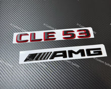 Load image into Gallery viewer, CLE53 Gloss Black Badges Pack For Mercedes CLE53 C236 A236 Special Night Edition
