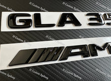 Load image into Gallery viewer, GLA35 Gloss Black Full Badges Package For Mercedes GLA35 H247 AMG Exclusive Pack
