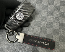 Load image into Gallery viewer, Luxury Carbon Fiber Key Fob Cover Case For Mercedes W213 E63 AMG Model Custom Made Exclusive Edition
