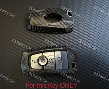 Load image into Gallery viewer, Premium Genuine Carbon Fiber Key Fob Cover For Ford Mustang GT Exclusive Made
