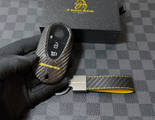 Load image into Gallery viewer, Premium Carbon Fiber Key Fob Cover For Mercedes AMG New C E GLC S EQ Class W206 X254 W223 C236 W214 Exclusive Made
