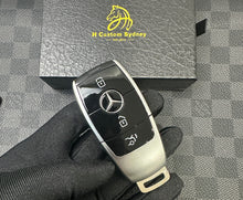 Load image into Gallery viewer, Premium Forged Carbon Fiber Key Fob Cover Case For Mercedes E53 AMG Model Custom Made Exclusive Gift
