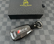 Load image into Gallery viewer, SQ2 Premium Carbon Fiber Key Fob Cover Case For Audi SQ2 Custom Made Exclusive Gift
