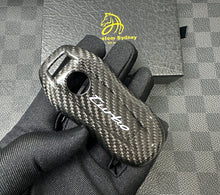Load image into Gallery viewer, Luxury Carbon Fiber Key Case｜Premium Protective Cover Compatible with Porsche Macan EV Key Fob Exclusive Edition
