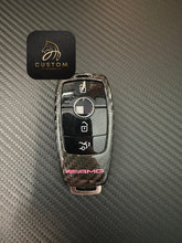 Load image into Gallery viewer, Premium Genuine Carbon Fiber Key Cover Case For Mercedes AMG Model A45s CLA45s C63s E63S GLB35 GLC63S GLE63s C43 E53 Custom Made
