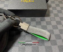 Load image into Gallery viewer, Premium Alcantara and Nappa Leather Key Fob Cover Case Keychain Pack For Lamborghini Urus Custom Made Exclusive Edition
