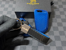 Load image into Gallery viewer, Premium Carbon Fiber Key Fob Cover Keychain Set For BMW X5M X6M Competition Custom Made Exclusive Gift
