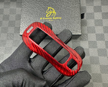 Load image into Gallery viewer, Luxury Red Carbon Fiber Key Shell Fit For Porsche Car Key Fob Exclusive Edition
