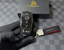 Load image into Gallery viewer, Premium Forged Carbon Fiber Key Fob Cover Keychain For Mercedes E53 AMG Model Exclusive Made
