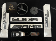 Load image into Gallery viewer, GLB35 Matte Black Full Badges Package For Mercedes GLB35 AMG Exclusive Pack
