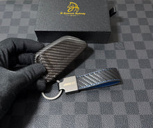 Load image into Gallery viewer, M2 Genuine Carbon Fiber Keyring Key Fob Cover For BMW New M2 G87 2023-2026 Custom Made
