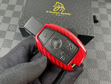 Load image into Gallery viewer, AMG GTR Premium Genuine Carbon Fiber Key Fob Cover Pack For Mercedes AMG GTR C190 Models Exclusive Made
