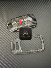 Load image into Gallery viewer, Premium Forged Carbon Fiber Key Fob Cover For Audi RS5 RS4 TTRS R8 Exclusive Made
