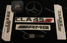 Load image into Gallery viewer, Gloss Black CLA45S Full Badges Package For Mercedes CLA45S C118 Exclusive Pack
