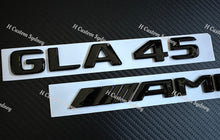 Load image into Gallery viewer, Gloss Black GLA45 Badges Package For Mercedes AMG GLA45 X156 2016-2019 Exclusive Pack
