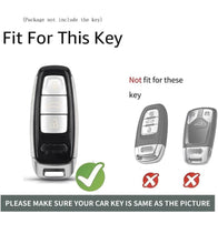 Load image into Gallery viewer, Genuine Carbon Fiber Key Fob Cover Keyring Pack For Audi S3 RS3 GY Model 2021-2023 Exclusive Gift
