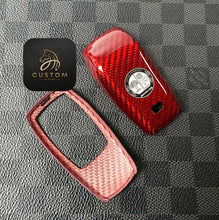 Load image into Gallery viewer, Premium Fiber Key Fob Cover Case Keychain For Mercedes A B C E S CLA GLB GLC GLE GLS G AMG GT Class Exclusive Made
