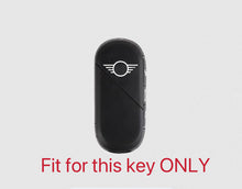 Load image into Gallery viewer, Premium Alcantara Key Fob Cover Case Pack Fit For Mini New Key Fob Exclusive JCW Edition
