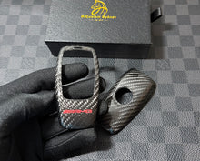 Load image into Gallery viewer, Premium Carbon Fiber Key Fob Cover Set For Mercedes C63s E63s GLC63s GLE63s GT63S AMG Model Exclusive AMG Edition
